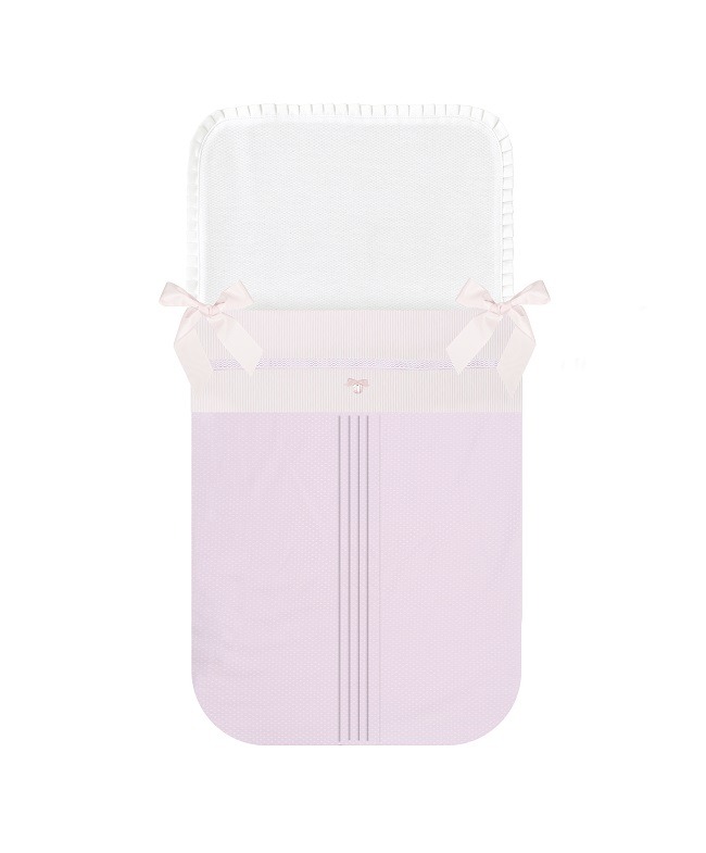 Saco Capazo New Verano Caramelo Rosa [saco-capazo-new-verano-caramelo-] -  91,96€ : Sacos silla paseo, Fundas para silla bebe