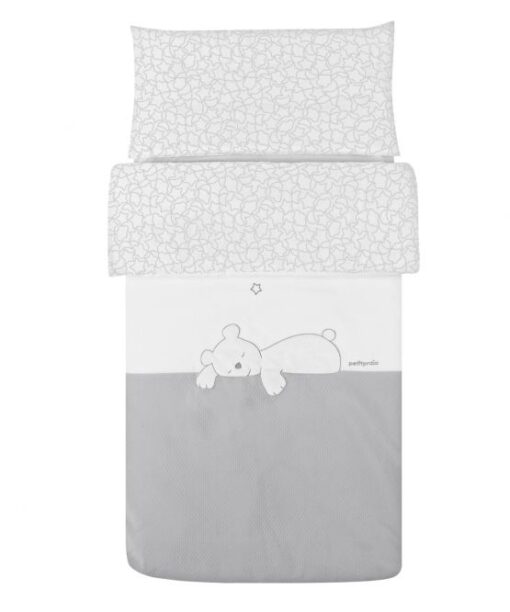 Funda nórdica de cuna Bear Petit Praia