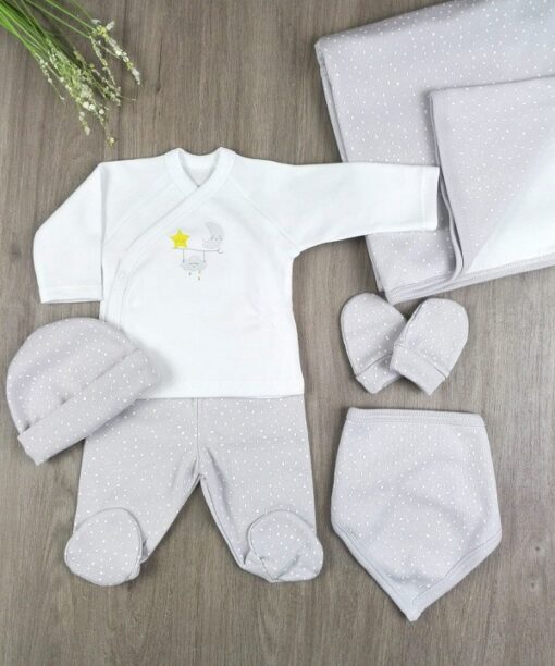 Set de nacimiento Luna, estrella y nube