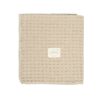 Manta crochet beige