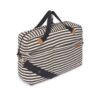 bolso canastilla bebe MUM RAYAS BEIGE