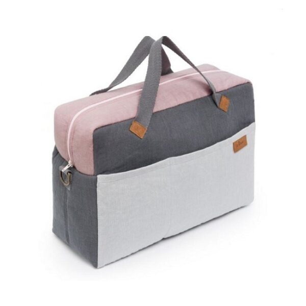 Bolsa carro bebe MUM LINEN ROSA
