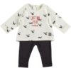 Camiseta con leggins bebé Cotton Fish