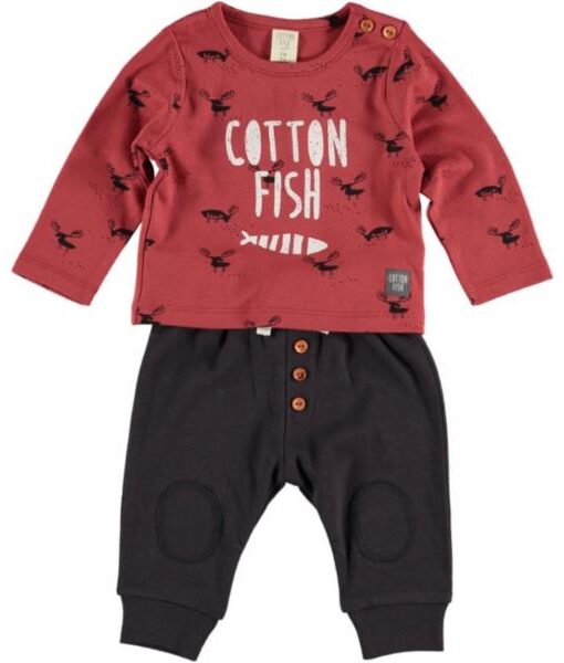 Conjunto niño recién nacido Cotton Fish