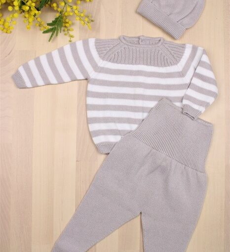 Conjunto punto algodón bebé