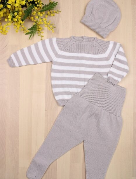 Conjunto punto algodón bebé