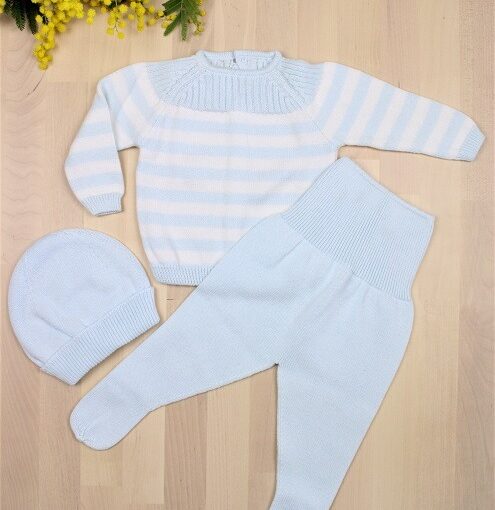 Conjunto bebe punto algodón