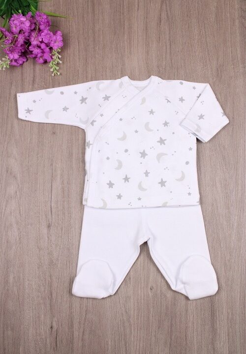 Conjunto estrellas y lunas