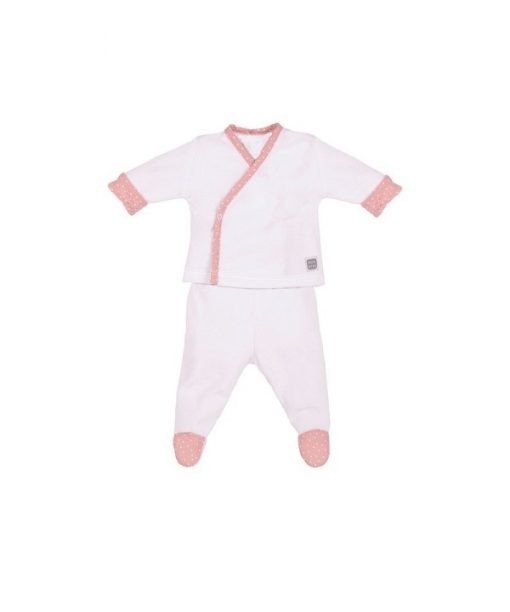Conjunto Stella Terciopelo con Cuello rosa 1
