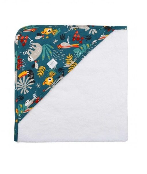 Capa de baño estampada tucan