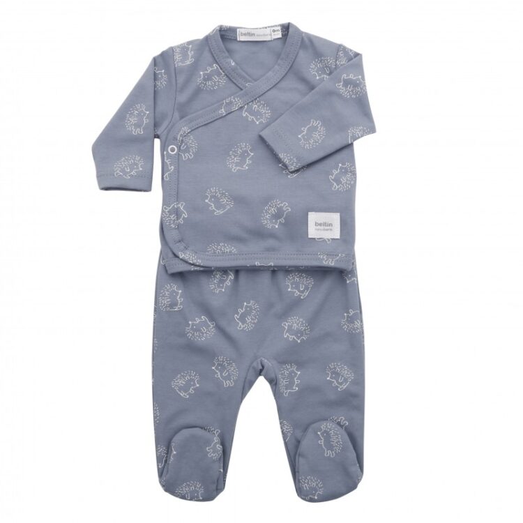 Ropita de bebes erizos azul Beltin