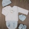 conjunto con ranita y gorro