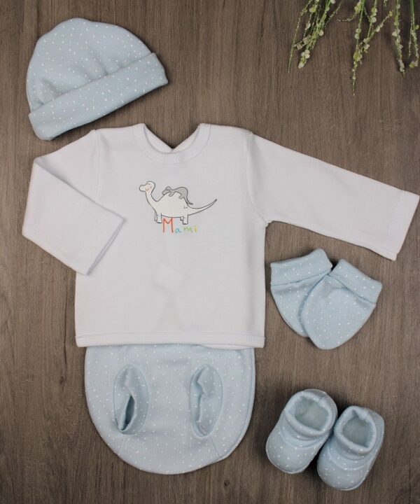 conjunto con ranita y gorro