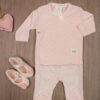 Conjunto primera puesta rosa Dots