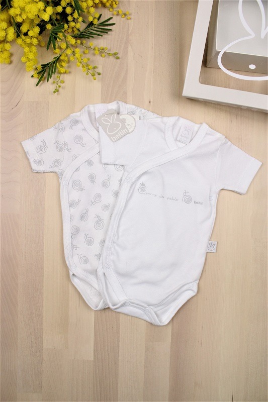 Comprar Body Amarillo Manga Corta Bebe - Bodys