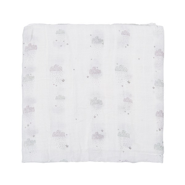Muselinas para bebes nube blanco