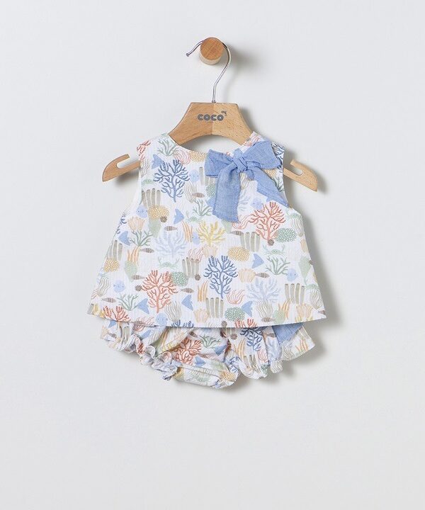 Conjunto bebé niña Coco Acqua
