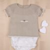 Conjunto tricot bebe verano