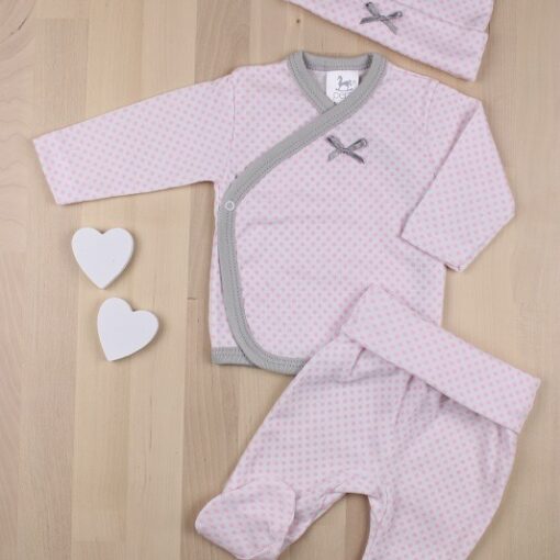 Conjunto canastilla bebe niña