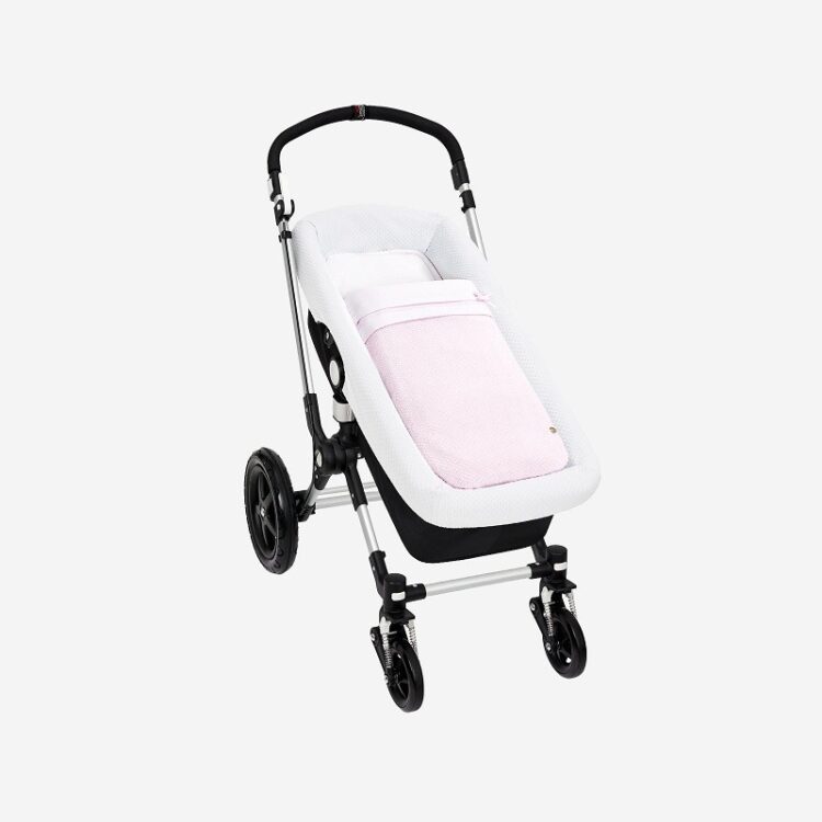 Saco capazo classic rosa tiza