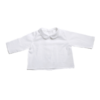 Camiseta batista con cuello blanco