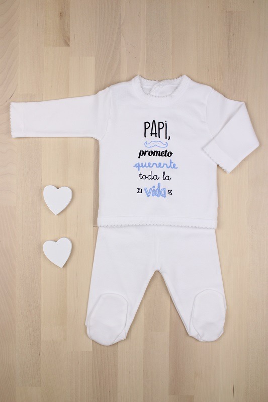 Comprar conjunto primera puesta bebé set 2 piezas cotage Bimbicasual