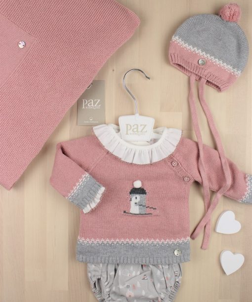 Conjunto bebe recien nacido en rosa – Tienda de Ropa Infantil online –  Calabuch