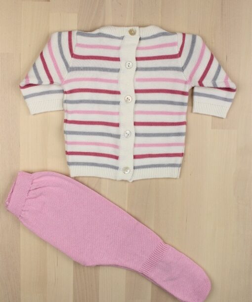 Conjunto para bebé de punto tricot yatsi