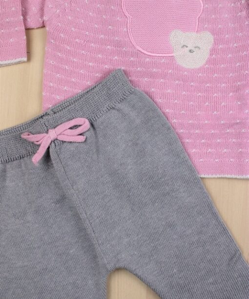 Conjunto bebe rosa yatsi