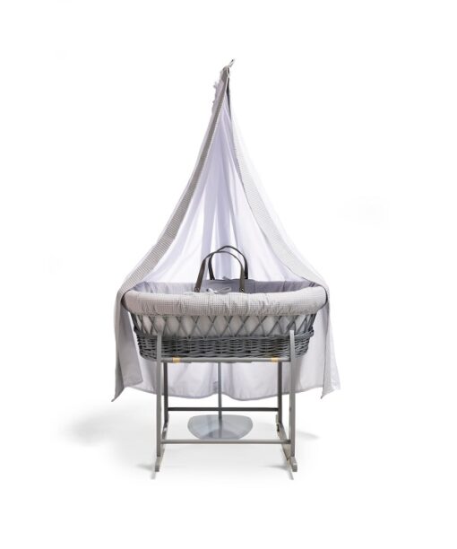 Moises de bebe gris claire lune