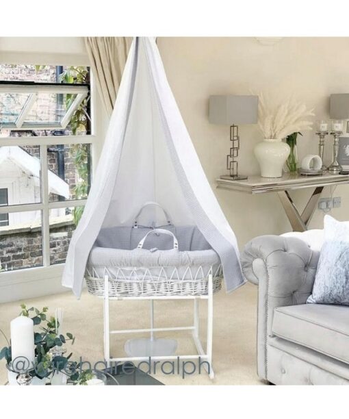 Capazo para bebe blanco