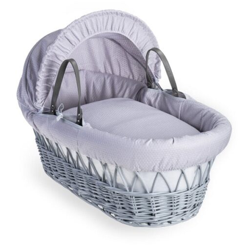 Capazo para bebes gris clar de lune
