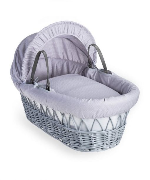 Capazo para bebes gris clar de lune