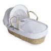 Moises de mimbre para bebe clair de lune
