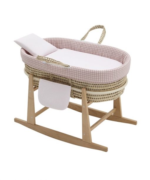 Moises para bebe rosa cambras