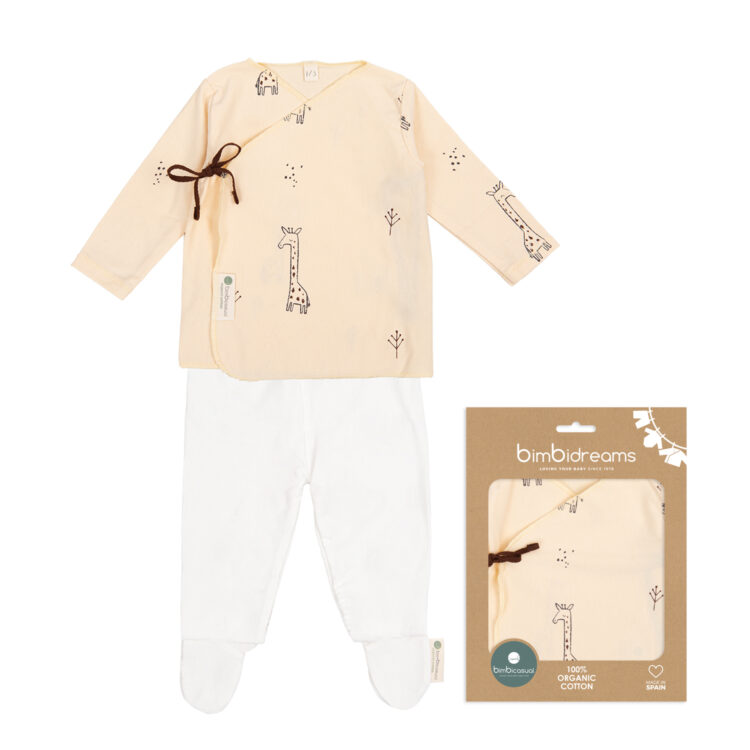 Jubón y polaina Giraffe Vainilla
