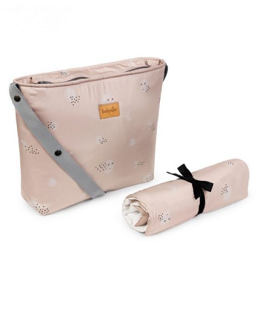 Bolso con cambiador bebe niña babyclic