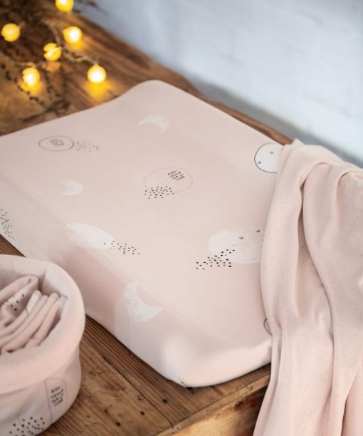 Funda para cambiador de bebe rosa babyclic