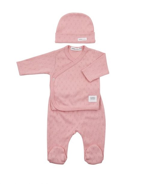 Primera puesta con gorrito rosa Beltin