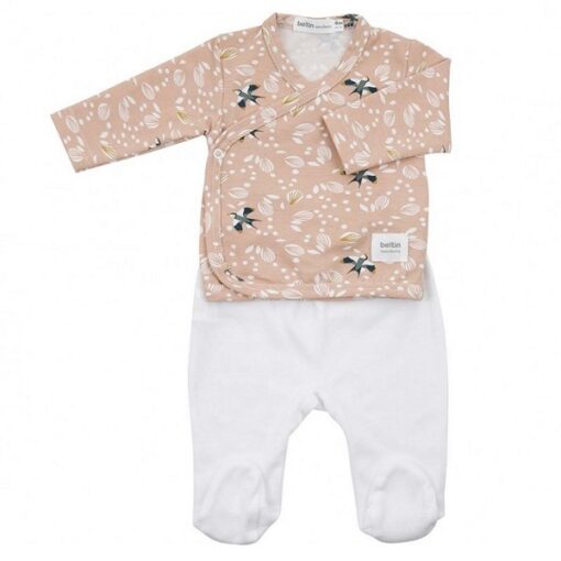 Conjunto primera puesta para bebe Mila