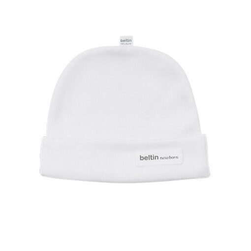Gorrito para bebe prematuro blanco beltin