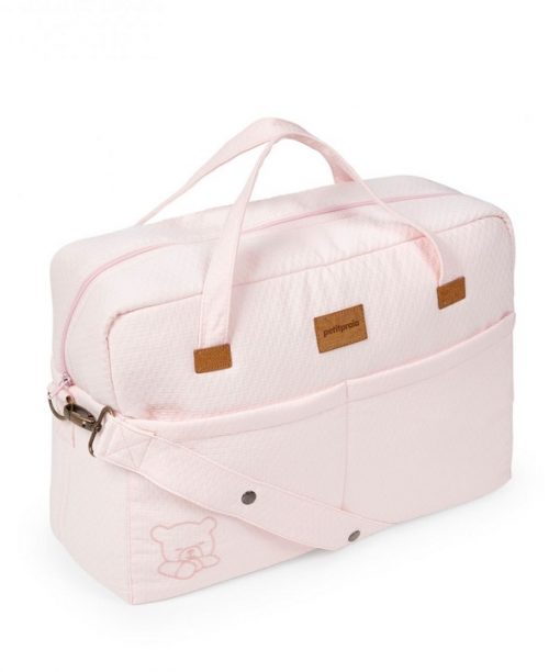 Bolso Maternal / Maternidad Hospital Rosa Empolvado y Vichy - Cunabebé: Tu  tienda para vestir capazo, cunas y sillas de paseo.