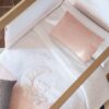 Cojín rosa para bebe Teddy