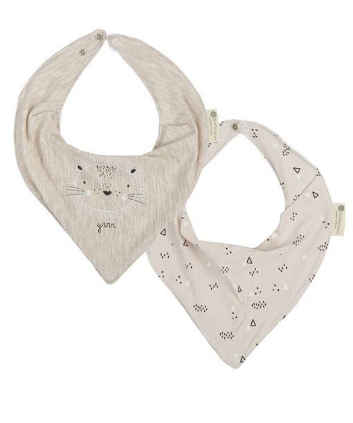 Baberos bandana Leon lino