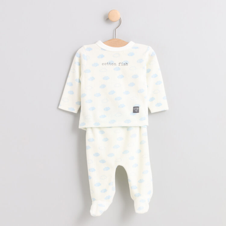 Conjunto niño Nubes Azules
