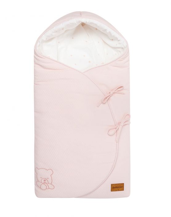 Saco capazo rosa bebe - Bamboo