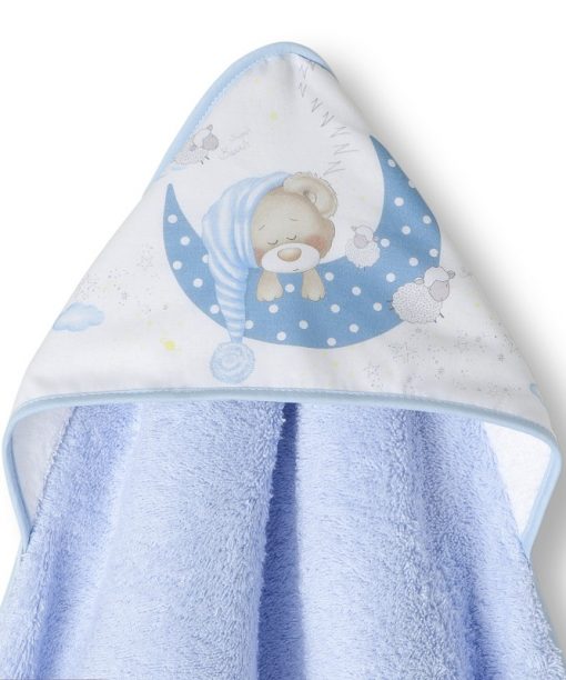 Capa de baño para bebes azul