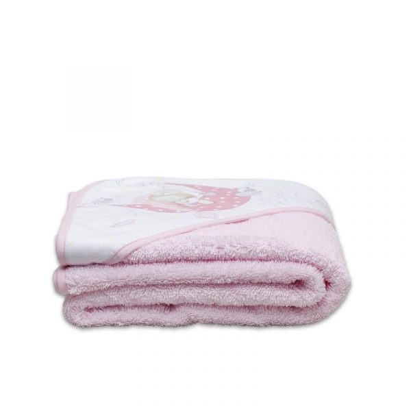 Capa de baño para bebes rosa