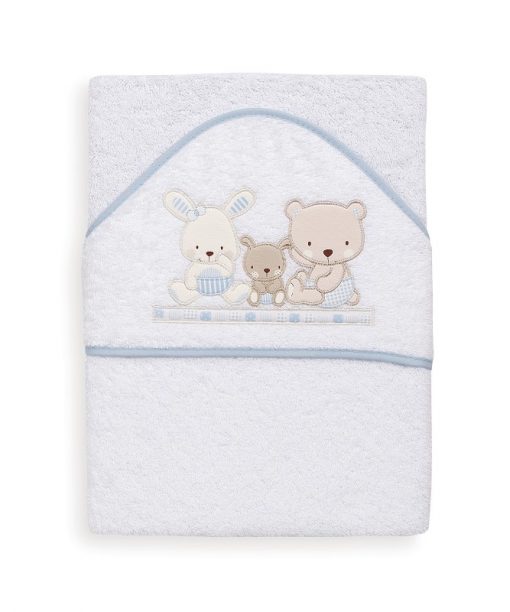 Capa de baño bebe azul