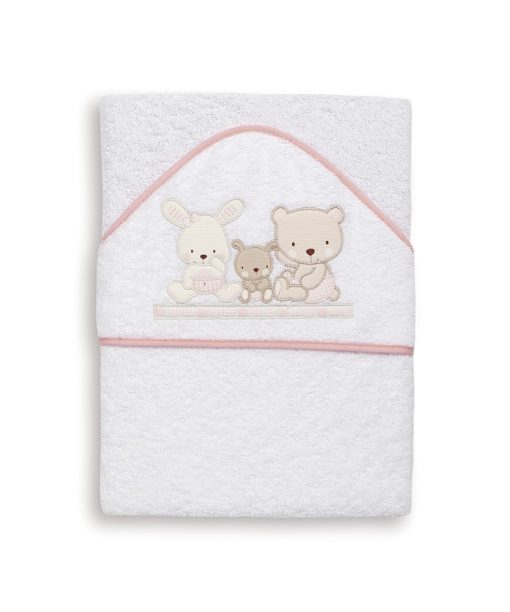 Capa de baño bebes rosa